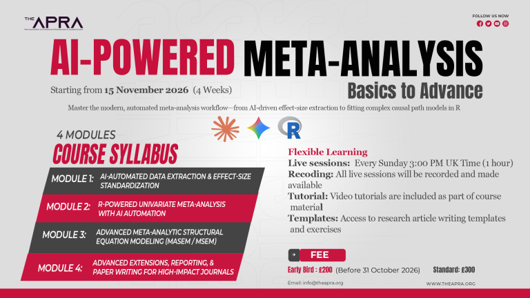 AI-Powered Meta-Analysis (From Basic to Advance)